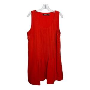 Lauren Ralph Lauren Dress Red Sleeveless Dress Sz 14P